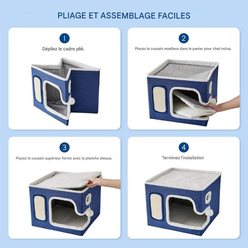 Coco Pup lit pour chat Pliable