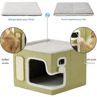 Coco Pup lit pour chat Pliable 40*40*35CM