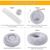 Coco Pup Lit pour Chat et Chien Rond Gris