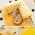 Coco Pup  Tunnel nid de chat Amovible Jaune 48*48cm