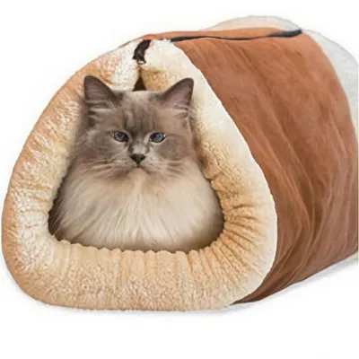 Coco Pup 2 en 1 Tunnel nid de chat Pliable