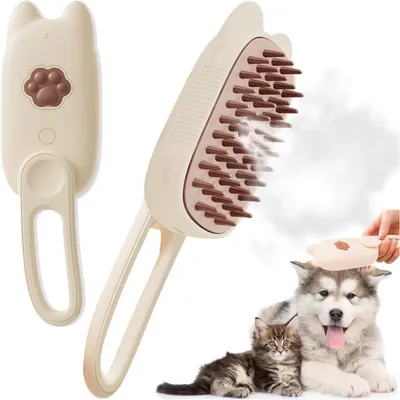 Coco Pup Brosse à Vapeur pour Chien et Chat poignée pivotante