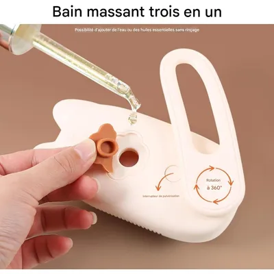 Coco Pup Brosse à Vapeur pour Chien et Chat poignée pivotante