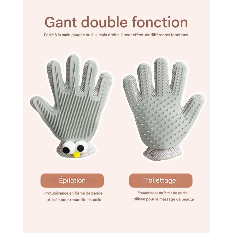 Coco Pup Gant 2 en 1 pour Chats et chiens