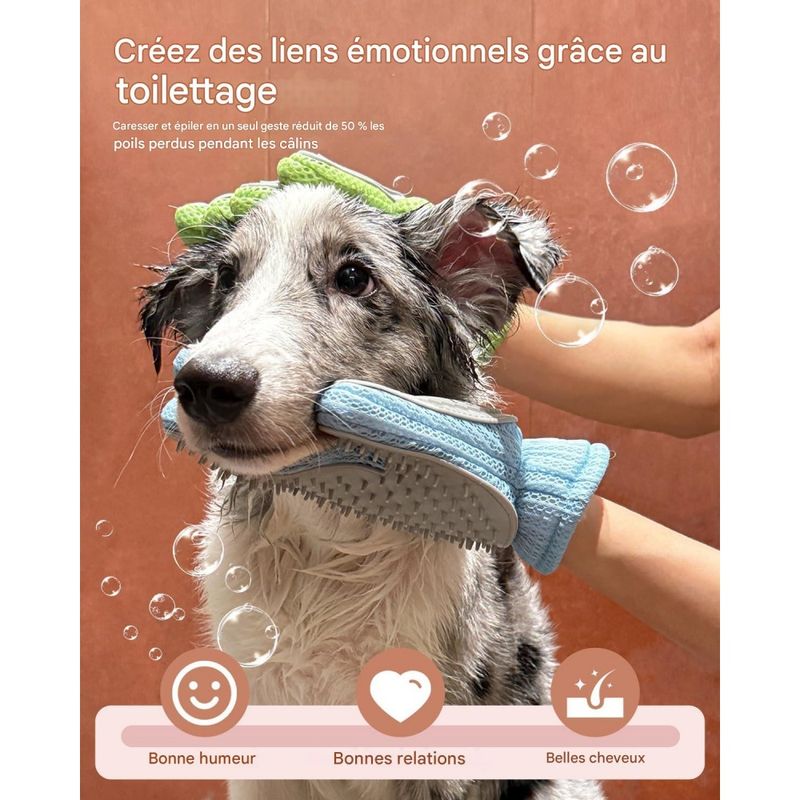Coco Pup Gant 2 en 1 pour Chats et chiens