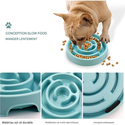 Coco Pup Gamelles  Bol anti - glouton pour chien