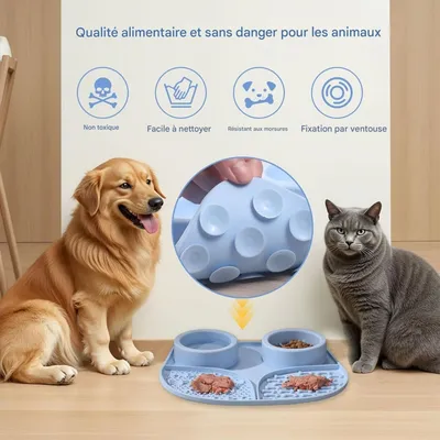 Coco Pup Tapis à Lécher pour Chiens en forme de hibou