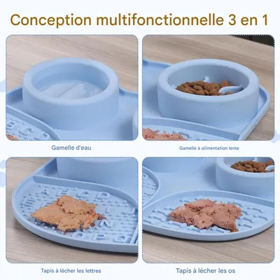 Coco Pup Tapis à Lécher pour Chiens en forme de hibou