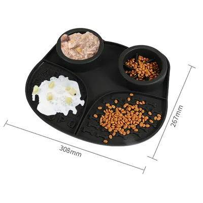 Coco Pup Tapis à Lécher pour Chiens en forme de hibou