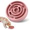 Coco Pup Gamelles  Bol anti - glouton pour chien Rose