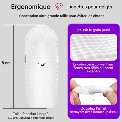 Coco Pup Gant de Toilettage pour chiens des dents Lingettes