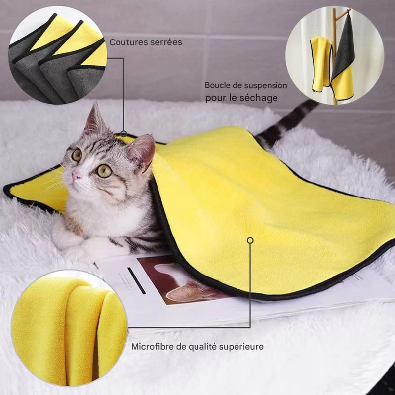 Coco Pup Serviette enMicrofibre pour Chien