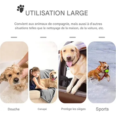 Coco Pup Serviette enMicrofibre pour Chien