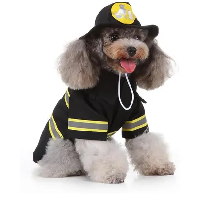 Coco Pup Disfraz de perro bombero para Halloween Coco Pup Disfraz de perro bombero para Halloween