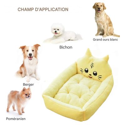 Coco Pup Lit rectangulaire pour chien 60*50*14cm
