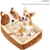 Coco Pup Lit rectangulaire pour chien 60*50*14cm Coco Pup Lit rectangulaire pour chien 60*50*14cm