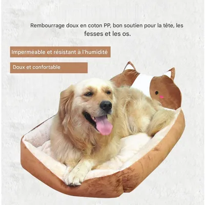 Coco Pup Lit rectangulaire pour chien 60*50*14cm Coco Pup Lit rectangulaire pour chien 60*50*14cm