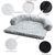 Coco Pup  Amovible lit pour chien Gris