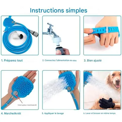 Coco Pup 3 en 1 Pomme de Douche Coco Pup 3 en 1 Pomme de Douche