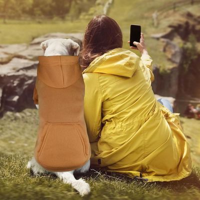 Coco Pup Brun Sweat à Capuche pour chien Taille M
