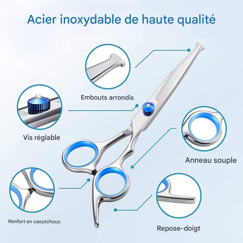Coco Pup Ciseaux de toilettage pour chien