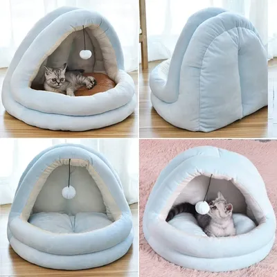 Coco Pup Tente pour chat et chien Bleu M taille