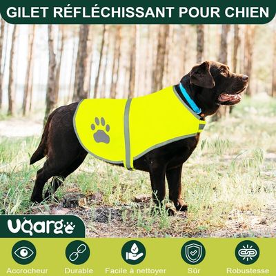 Coco Pup Gilet réfléchissant pour chien Vert fluorescent-M