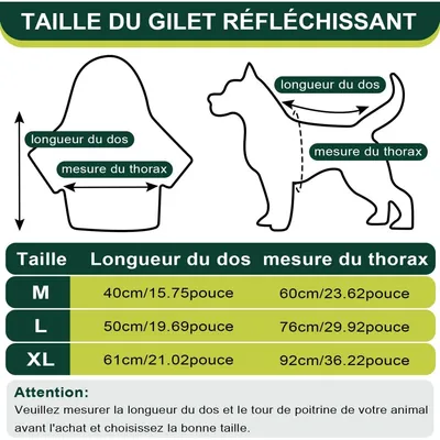Coco Pup Gilet réfléchissant pour chien Vert fluorescent-M