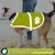Coco Pup Chaleco reflectante para perros, verde fluorescente - Mediano Coco Pup Chaleco reflectante para perros, verde fluorescente - Mediano
