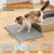 Coco Pup Tapis de Litière pour Chat Gris 55*75cm