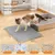 Coco Pup Tapis de Litière pour Chat Gris 55*75cm