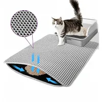 Coco Pup Tapis de Litière pour Chat Gris 55*75cm
