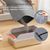 Coco Pup Tapis de Litière pour Chat Gris 45*60CM