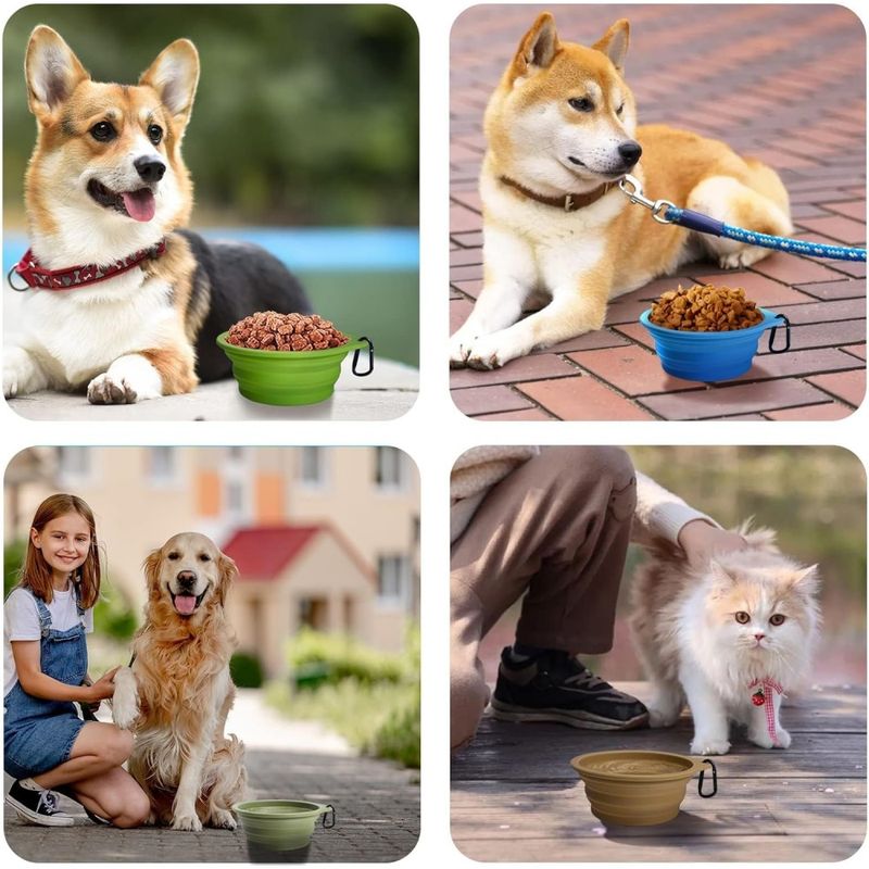 Coco Pup Gamelle pliable pour chien 2 pièces