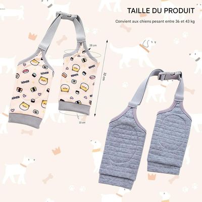 Coco Pup  Manchons Protecteurs pour Chien 2 Pièces