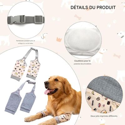 Coco Pup  Manchons Protecteurs pour Chien 2 Pièces