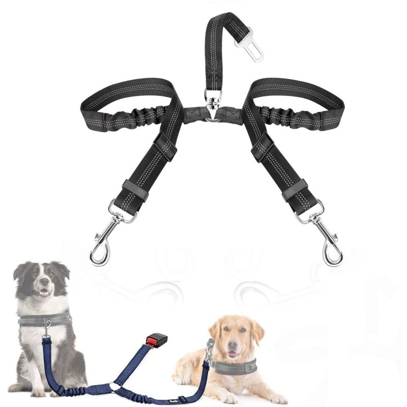 Coco Pup Double  2 Chiens Ceintures de Sécurité