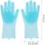 Coco Pup Gant de Toilettage pour Chien et Chat Bleu