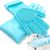 Coco Pup Gant de Toilettage pour Chien et Chat Bleu