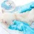 Coco Pup Gant de Toilettage pour Chien et Chat Bleu