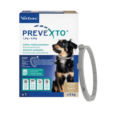 VIRBAC - Prevexto - Collier antiparasitaire Petit Chien