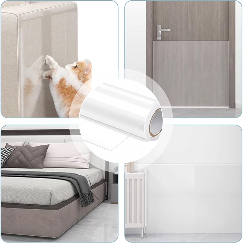 KPYTE Sticker de protection transparent anti-griffes pour meubles