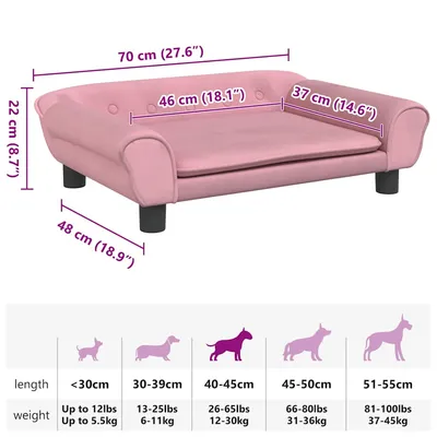 vidaXL Canapé pour Chien – Lit Élégant vidaXL Canapé pour Chien – Lit Élégant