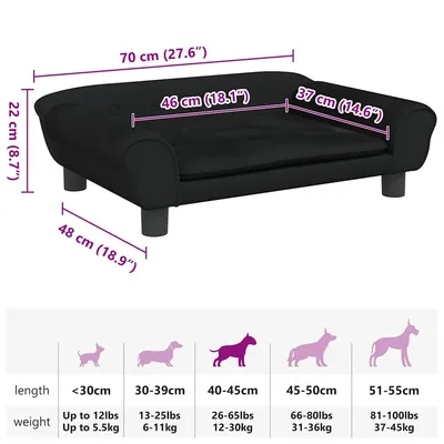 vidaXL Canapé pour Chien – Lit Élégant vidaXL Canapé pour Chien – Lit Élégant