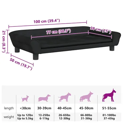 vidaXL Canapé pour Chien – Lit Élégant vidaXL Canapé pour Chien – Lit Élégant