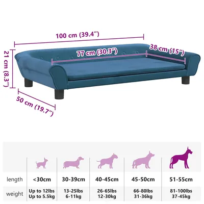 vidaXL Canapé pour Chien – Lit Élégant vidaXL Canapé pour Chien – Lit Élégant