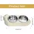 PetTribes Gamelle chat inclinée 15° - Anti-fuite - Acier inox - Rose