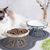 PetTribes Lot de 2 Gamelles surélevées en Céramique pour Chat