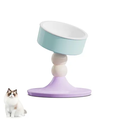 PetTribes Gamelle Surélevée Réglable Chat/Chien - Céramique