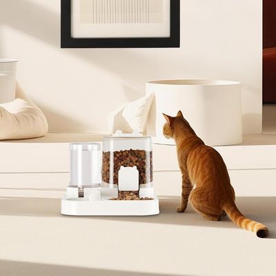 PetTribes Distributeur croquettes & eau chat/chien - 1.8L - Automatique